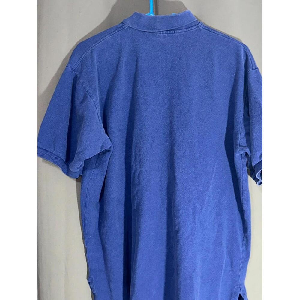 Polo Ralph Lauren Blue Polo Shirt Red Logo Size L - Picture 7 of 7
